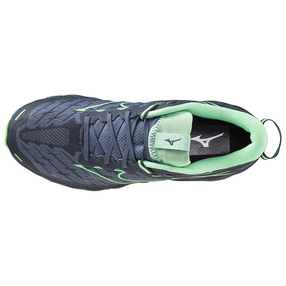 MIZUNO M Wave Mujin 10 (d) Vintage Indigo/Neo Mint/India Ink