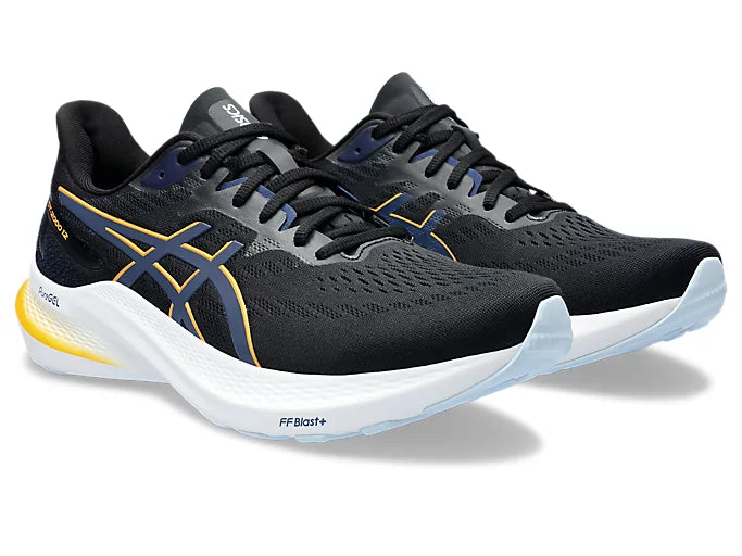 ASICS M Gt- 2000 12 (2E) M BLACK/FELLOW YELLOW