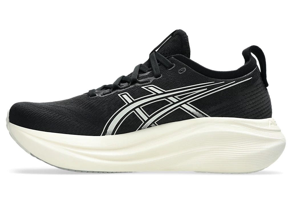 ASICS M Nimbus 27 (d) BLACK/LAVA GLOW