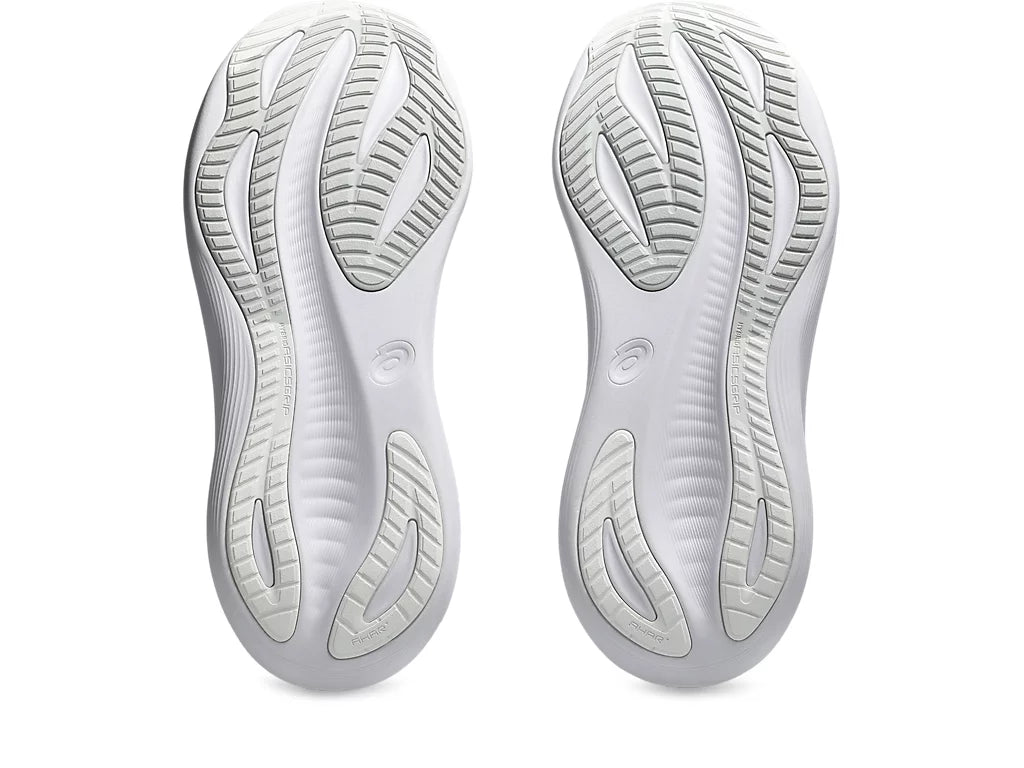 ASICS M Nimbus 27 (d) WHITE/GLACIER GREY