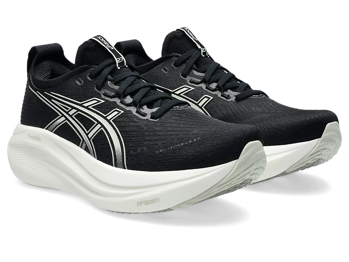ASICS W Nimbus 27 (b) BLACK/LAVA GLOW