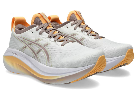 ASICS W Nimbus 27 (b) WHITE/FAWN