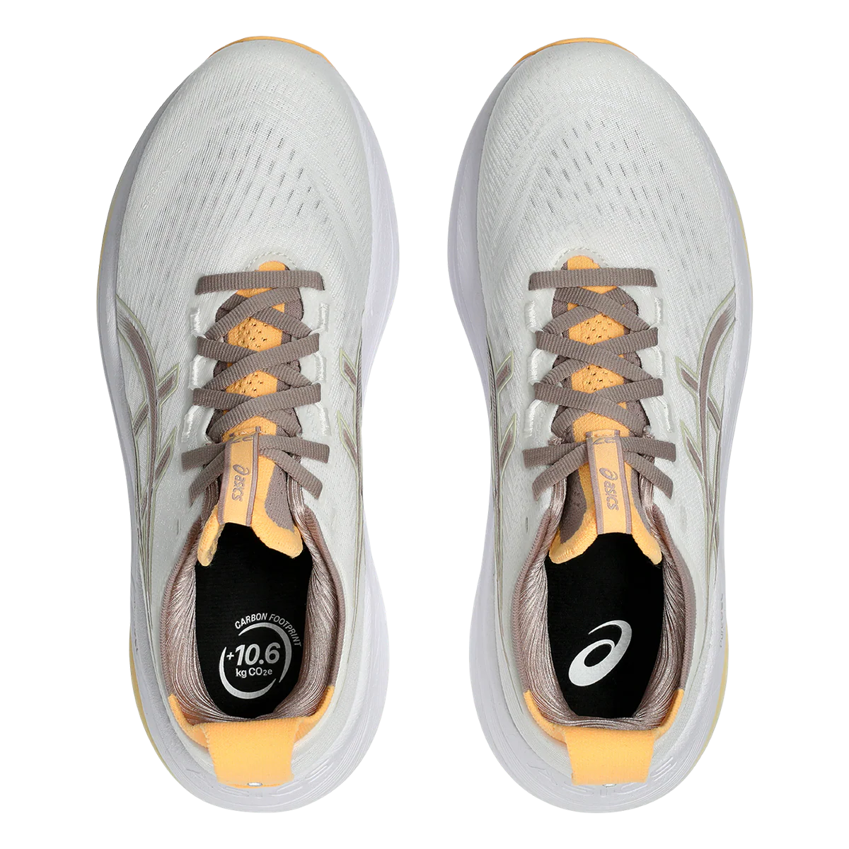 ASICS W Nimbus 27 (b) WHITE/FAWN