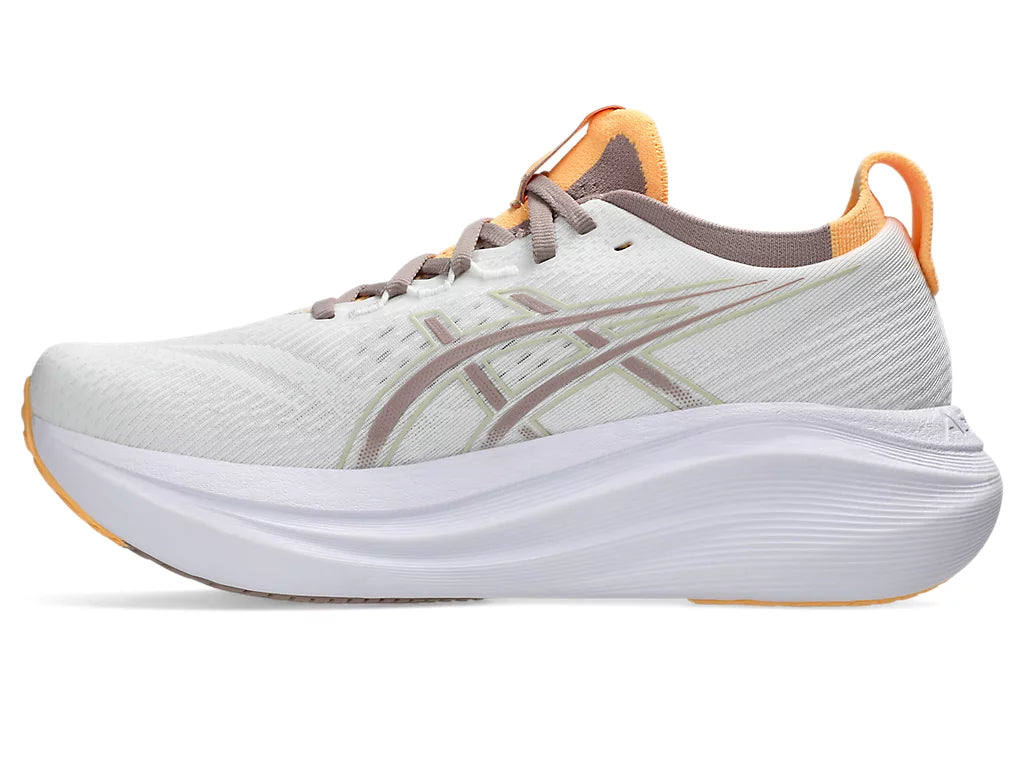 ASICS W Nimbus 27 (b) WHITE/FAWN