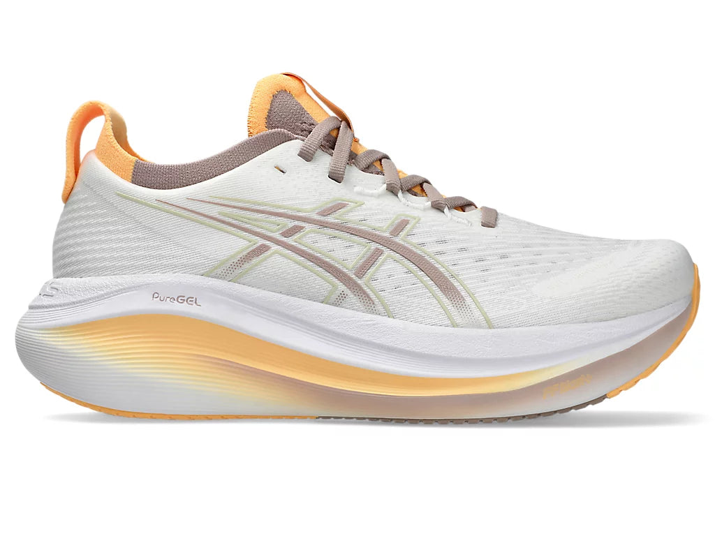 ASICS W Nimbus 27 (b) WHITE/FAWN
