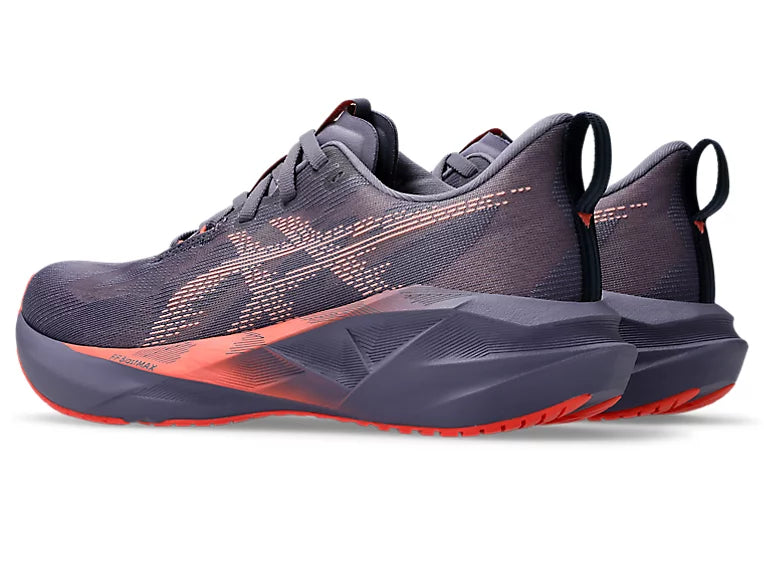 ASICS W Novablast 5 (b) GREYISH PURPLE/CORAL REEF