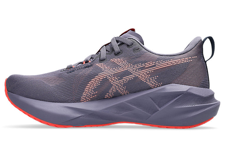 ASICS W Novablast 5 (b) GREYISH PURPLE/CORAL REEF