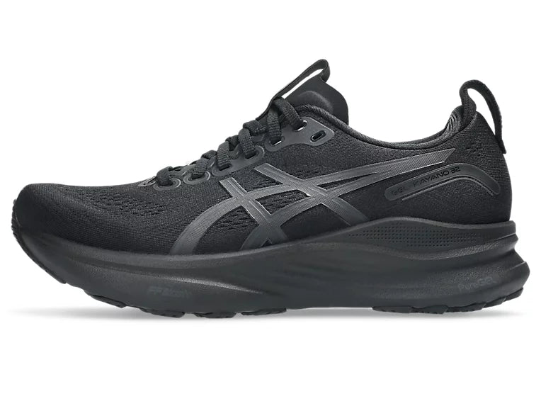 ASICS W Kayano 32 (d) BLACK/GRAPHITE GREY