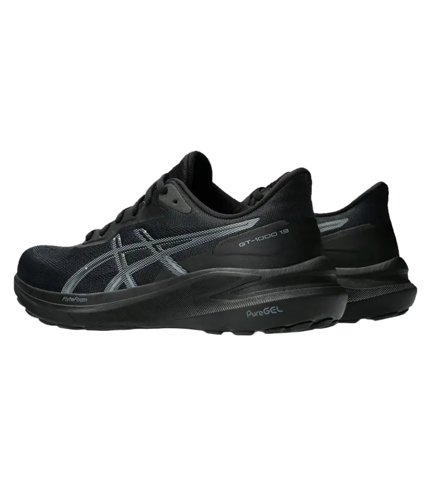 ASICS W GT 1000 13 BLACK/STEEL GREY