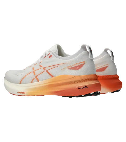 ASICS W Kayano 31 B WHITE/FADED ORANGE