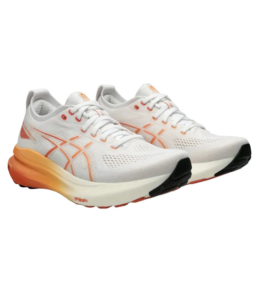 ASICS W Kayano 31 B WHITE/FADED ORANGE