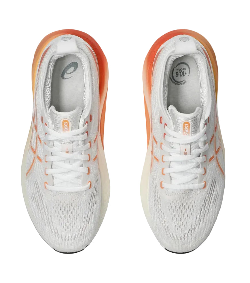 ASICS W Kayano 31 B WHITE/FADED ORANGE