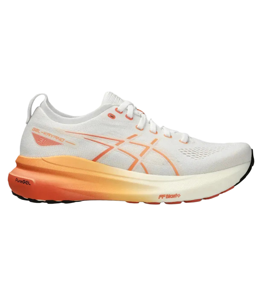ASICS W Kayano 31 B WHITE/FADED ORANGE