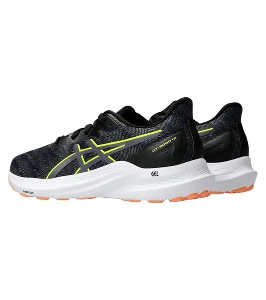 ASICS K GT-2000 12 GS BLACK/SAFETY YELLOW