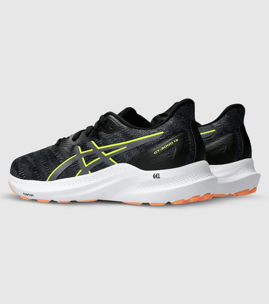 ASICS K GT-2000 12 GS BLACK/SAFETY YELLOW