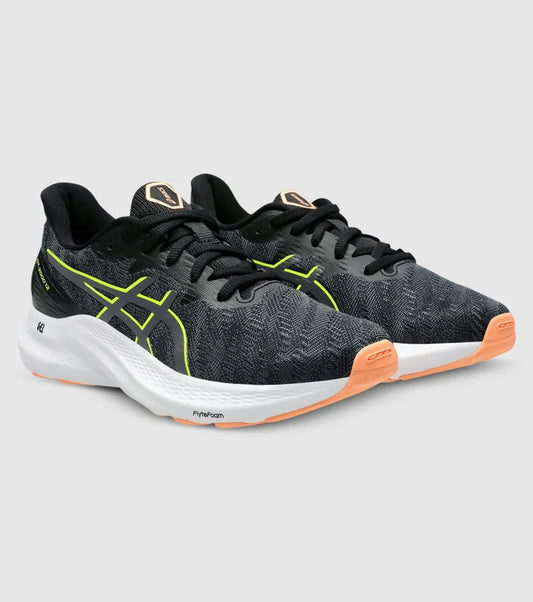 ASICS K GT-2000 12 GS BLACK/SAFETY YELLOW