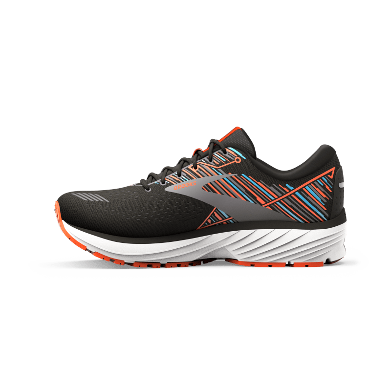 BROOKS M Defyance 12 (d) BLACK/RED ORANGE/BLUE