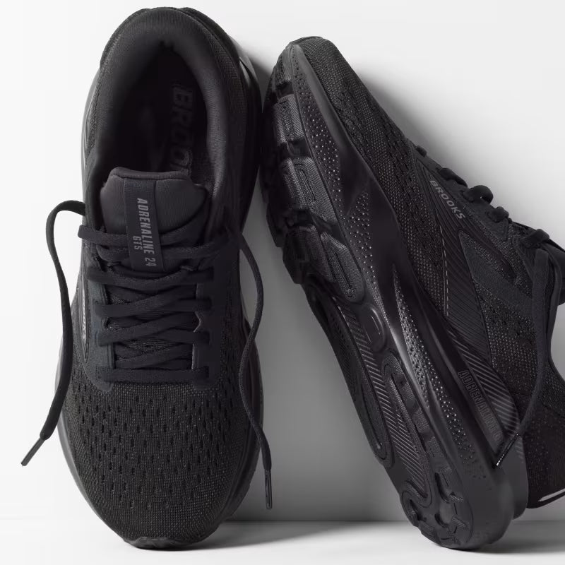 BROOKS M Adrenaline Gts 24 (2E) BLACK/BLACK/BLACK