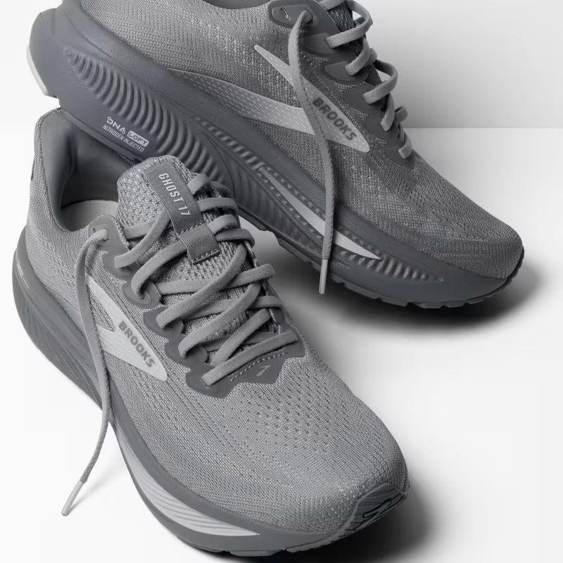 BROOKS M Ghost 17 (2E) PRIMER GRAY/OYSTER MUSH