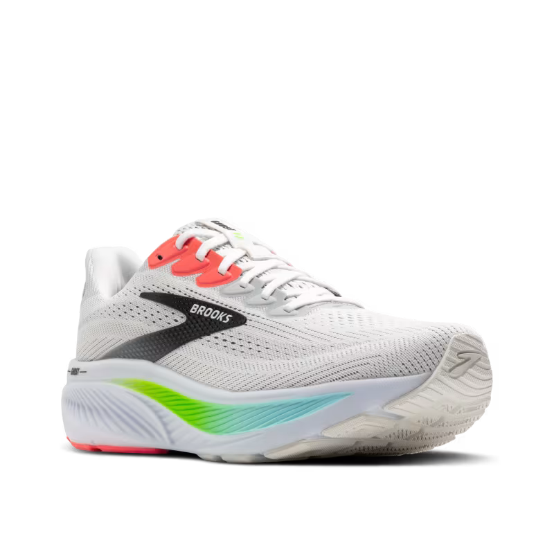 BROOKS M Ghost 17 (d) WHITE/PINK CLAY/GECKO