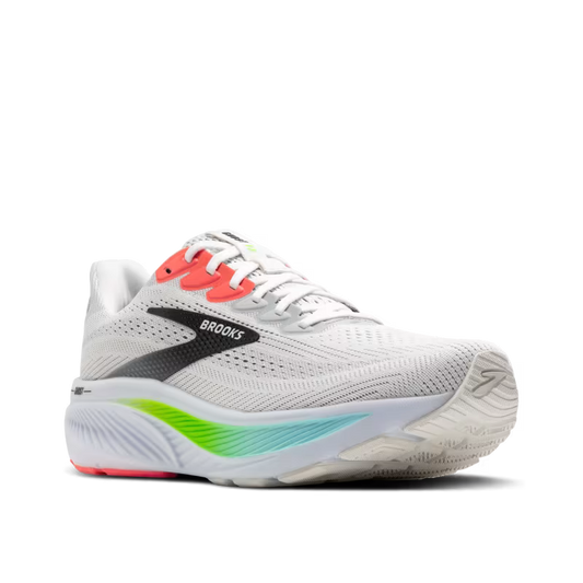 BROOKS M Ghost 17 (d) WHITE/PINK CLAY/GECKO