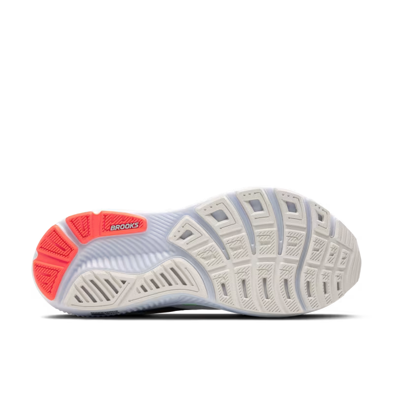 BROOKS M Ghost 17 (d) WHITE/PINK CLAY/GECKO