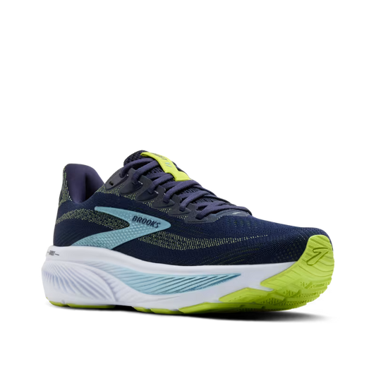 BROOKS M Ghost 17 (2E) PEACOAT/LIME/BLUE