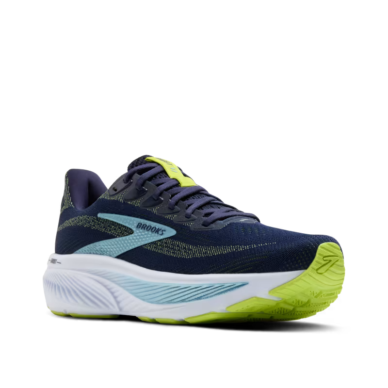 BROOKS M Ghost 17 (d) PEACOAT/LIME/BLUE