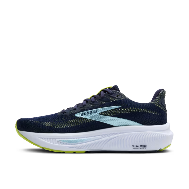 BROOKS M Ghost 17 (d) PEACOAT/LIME/BLUE