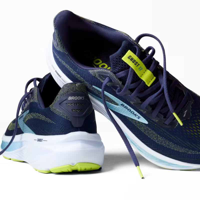 BROOKS M Ghost 17 (2E) PEACOAT/LIME/BLUE