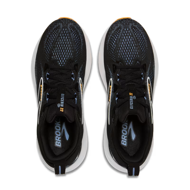 BROOKS M Glycerin 22 (d) BLACK/COUNTRY BLUE/ORG