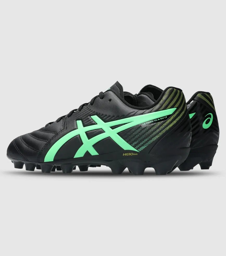ASICS K Lethal Flash IT 3 GS BLACK/VITAL GREEN