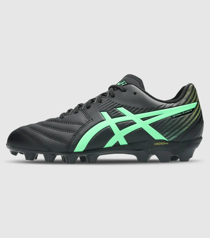 ASICS K Lethal Flash IT 3 GS BLACK/VITAL GREEN