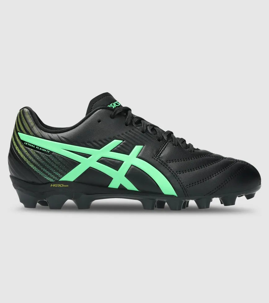 ASICS K Lethal Flash IT 3 GS BLACK/VITAL GREEN
