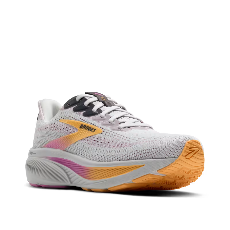 BROOKS W Ghost 17 (d) OYSTER/APRICOT/PINK