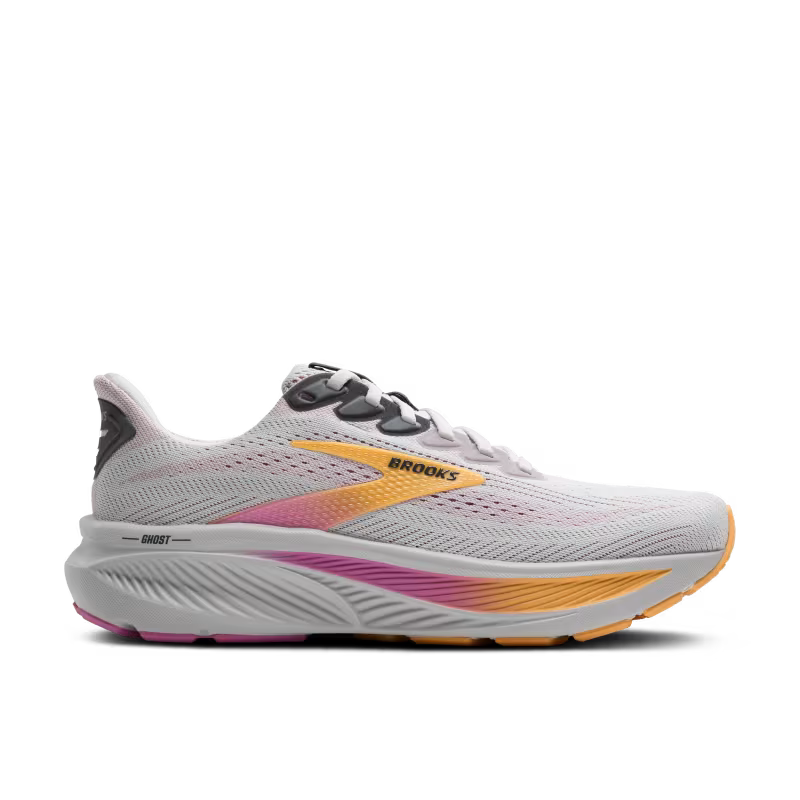 BROOKS W Ghost 17 (d) OYSTER/APRICOT/PINK