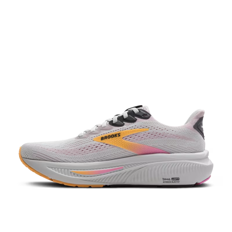 BROOKS W Ghost 17 (d) OYSTER/APRICOT/PINK