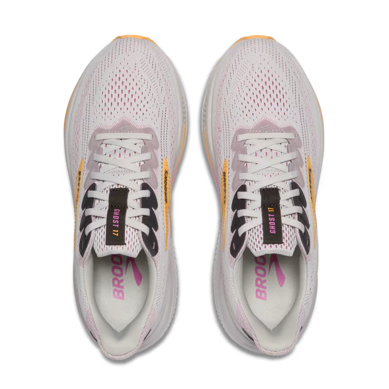 BROOKS W Ghost 17 (d) OYSTER/APRICOT/PINK