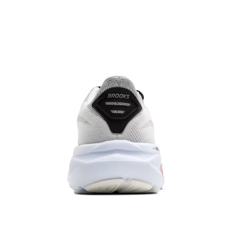 BROOKS W Ghost 17 (d) WHITE/BLACK/ROSE GOLD