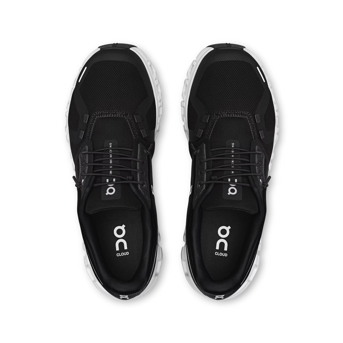ON W Cloud 6 BLACK/WHITE