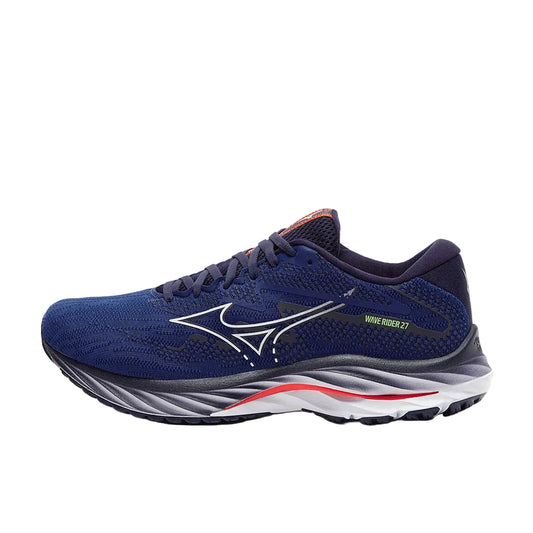 MIZUNO M Wave Rider 27 (m) Surf the Web/White/Neon Flame