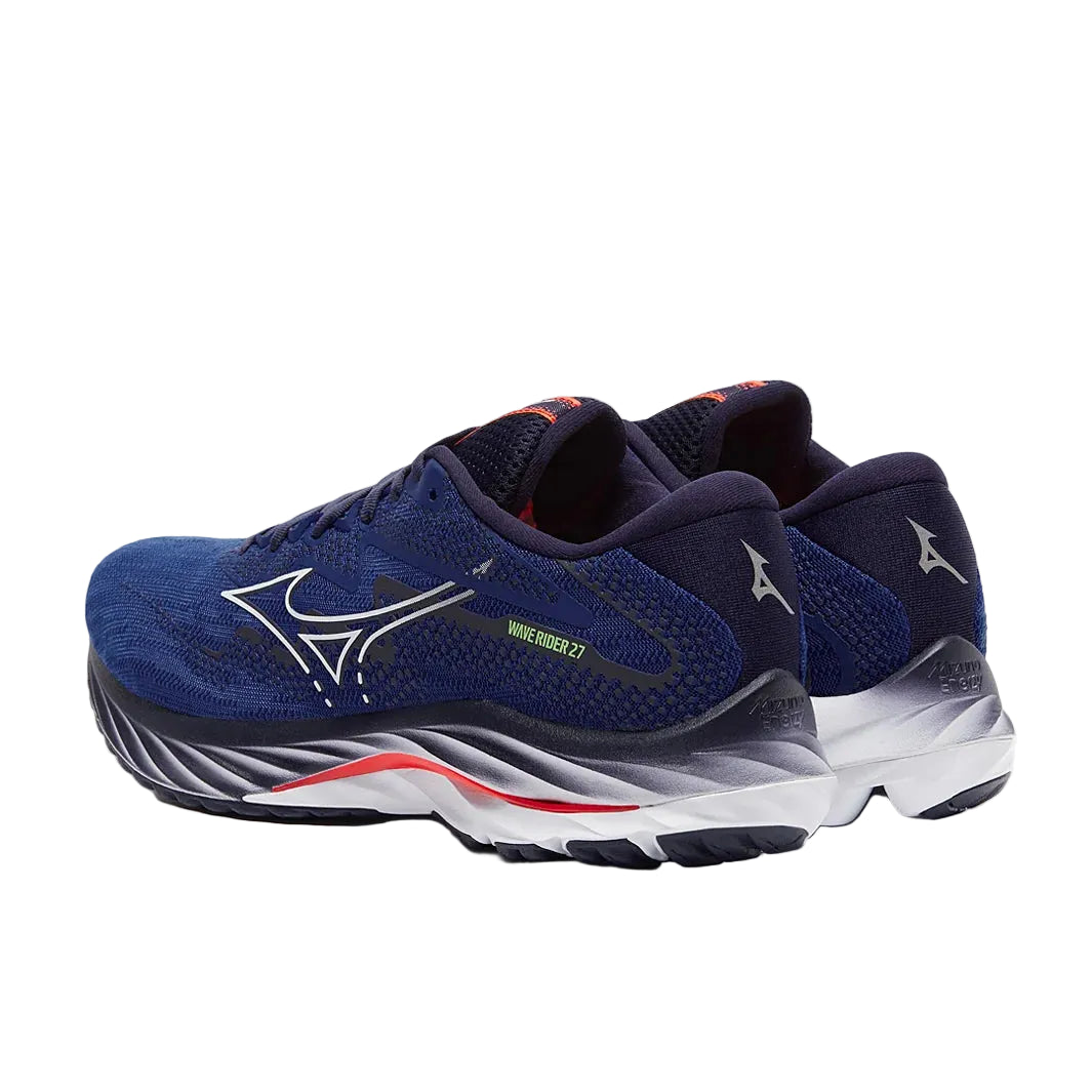 MIZUNO M Wave Rider 27 (m) Surf the Web/White/Neon Flame