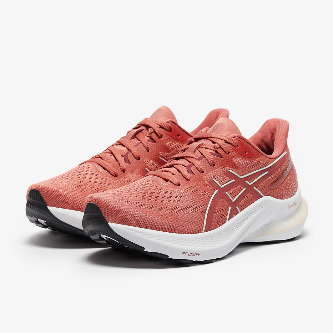 ASICS W GT-2000 12 (b) W LIGHT GARNET/BRISKET RED