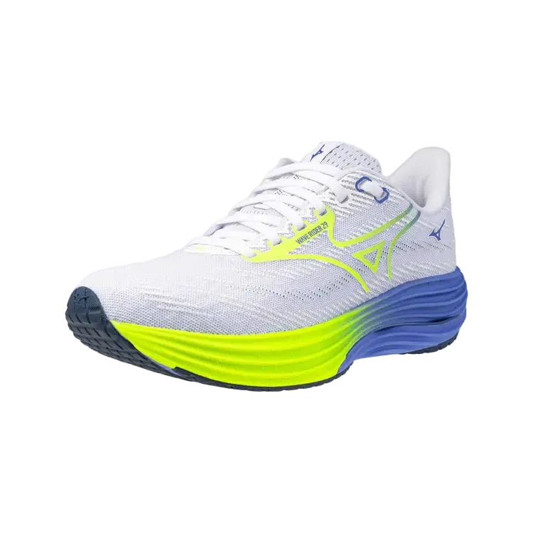 MIZUNO W Rider 29 (b) WHITE/LIGHTNING YELLOW/ULTRAMARINE