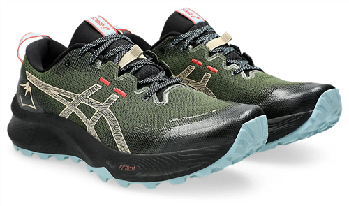 ASICS M Trabuco 12 Mens SMOG GREEN/FEATHER GREY