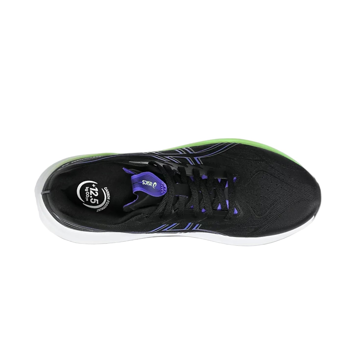 ASICS M GT-2000 14 (2E) BLACK/GREEN GLOW