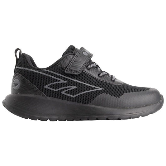 HI TEC K HI Tec Sprinter EZ Jnr Velcro TRIPLE BLACK