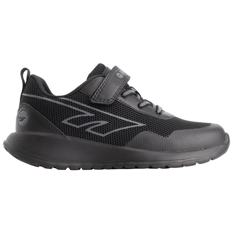 HI TEC K HI Tec Sprinter EZ Jnr Velcro TRIPLE BLACK