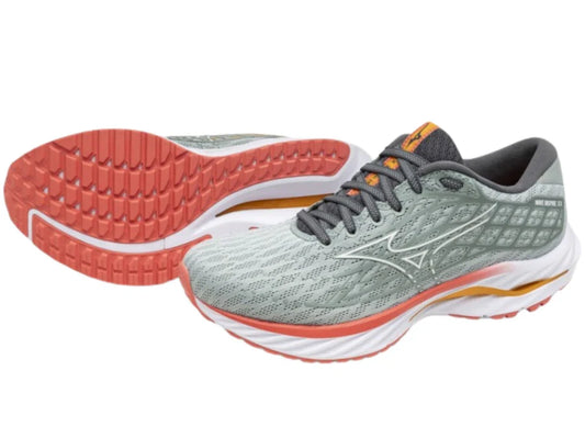 MIZUNO W Wave Inspire 20 GREY MIST/WHITE/DUBARRY