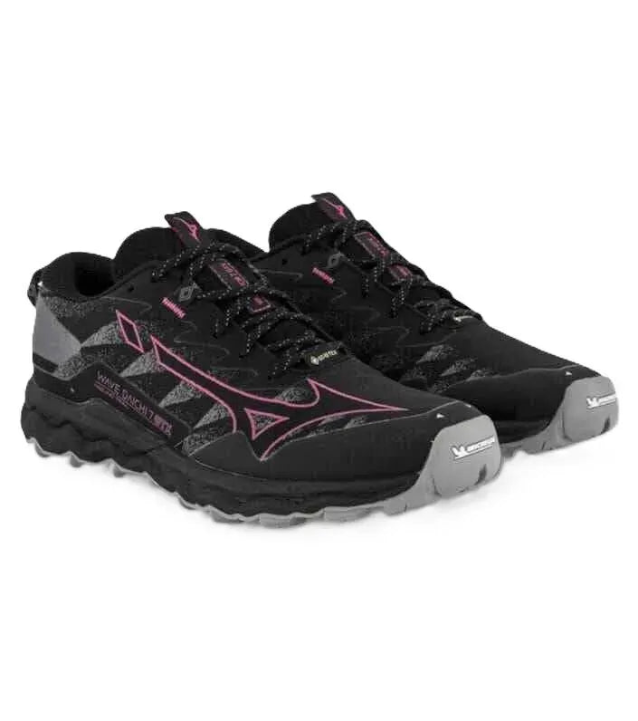 MIZUNO W Wave Diachi 7 Gtx BLAKC/FUCHSIA FEDORA/QUIET SHADE